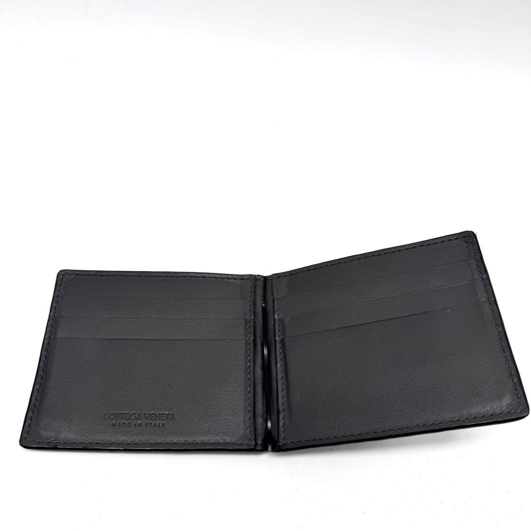 【極美品】RFID掲載 ボッテガヴェネタ マネークリップ　マキシイントレチャート