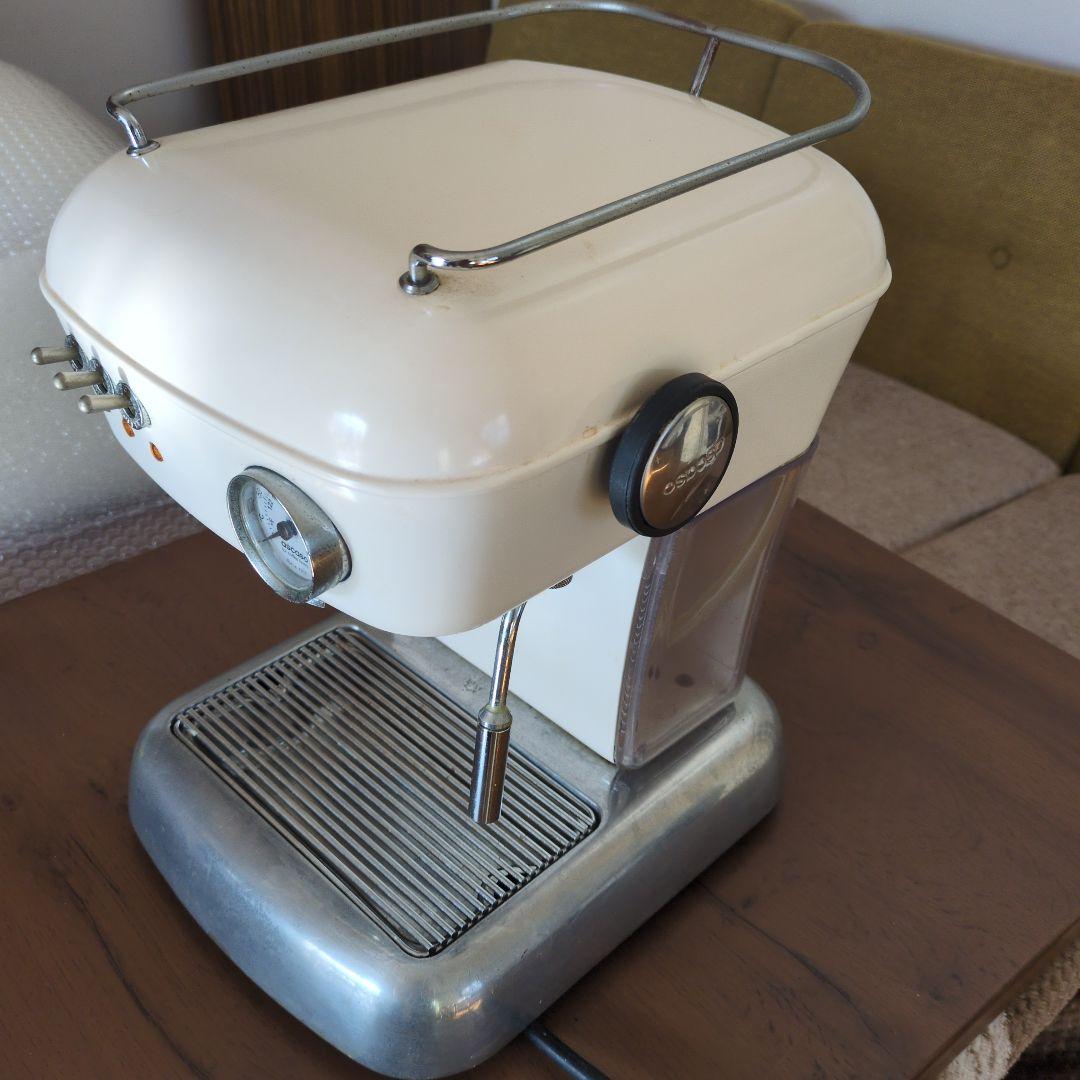 ascasoレトロエスプレッソマシン ホワイト