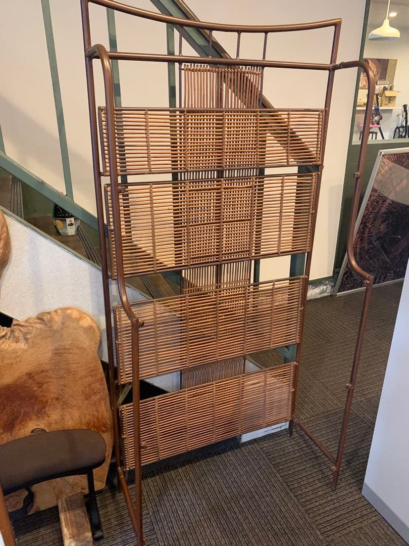 umex様木製ラック フリースタンディングシェルフ