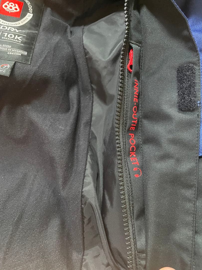 上下セット美品　686 スノーボードウェア　メンズM