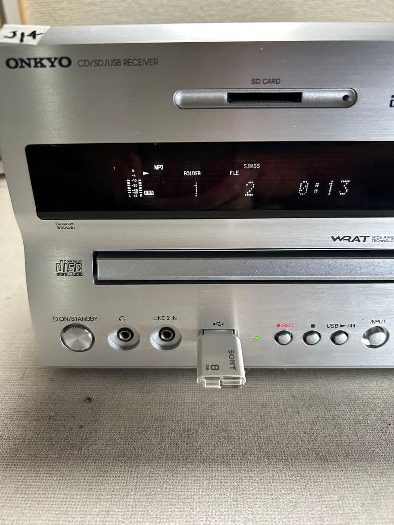 J14整備ONKYO NFR-7TX ハイレゾCD/SD/USBレシーバー
