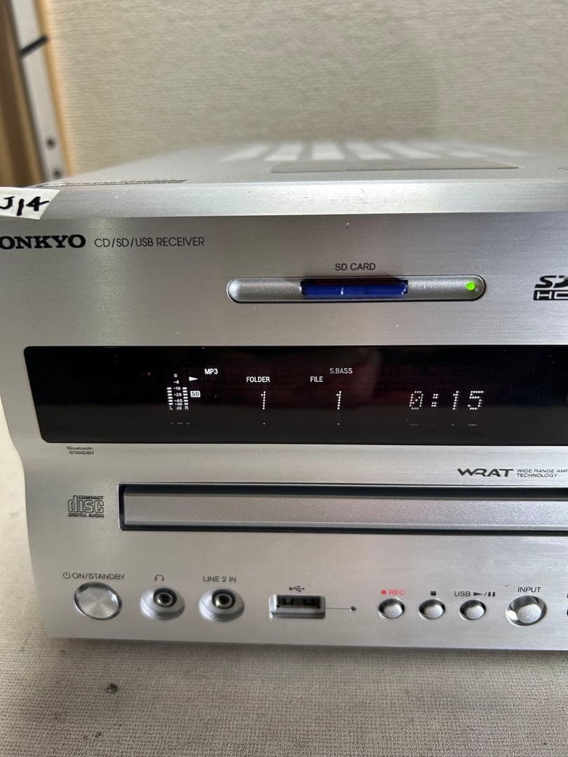 J14整備ONKYO NFR-7TX ハイレゾCD/SD/USBレシーバー