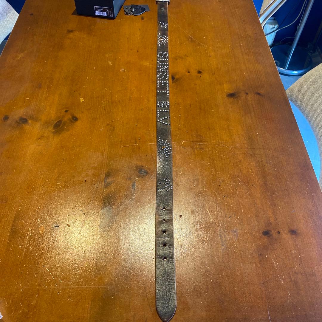 n*2様 HTC SUNSET BLVD スタッズ付きレザーベルト