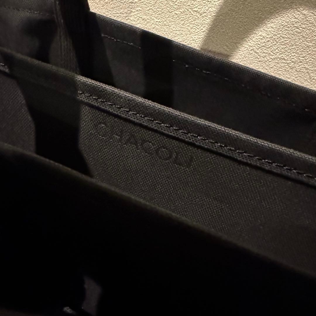 【美品】CHACOLI FRAME TOTE 05 BLACK チャコリ