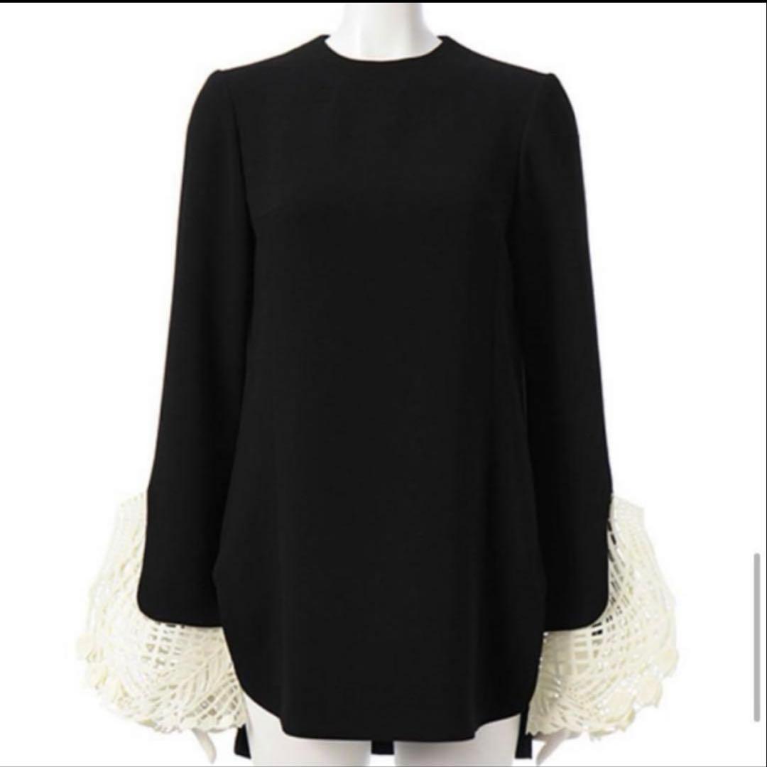 最終　mamekurogouchi Embroidered Cuffs Top