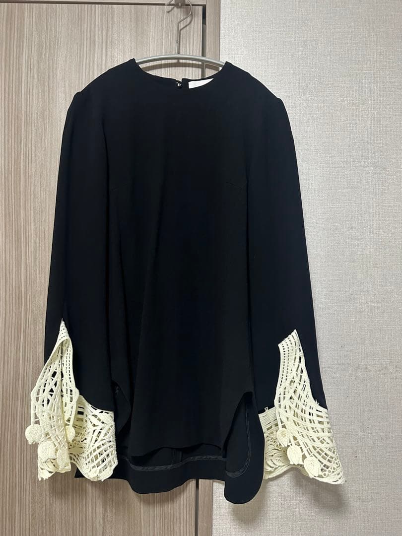 最終　mamekurogouchi Embroidered Cuffs Top