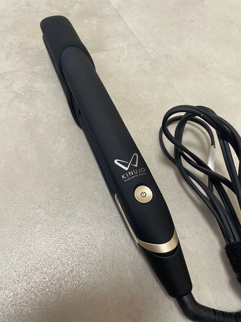 KINUJO W ストレートヘアアイロン ブラック