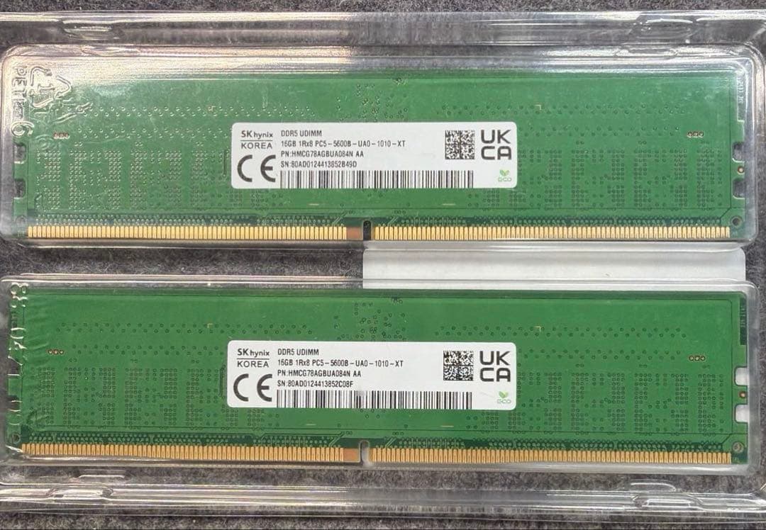 HP SK Hynix DDR5 16GB メモリーセット