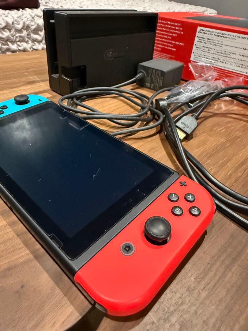 Nintendo Switch 本体 青/赤 Joy-Con 箱付き