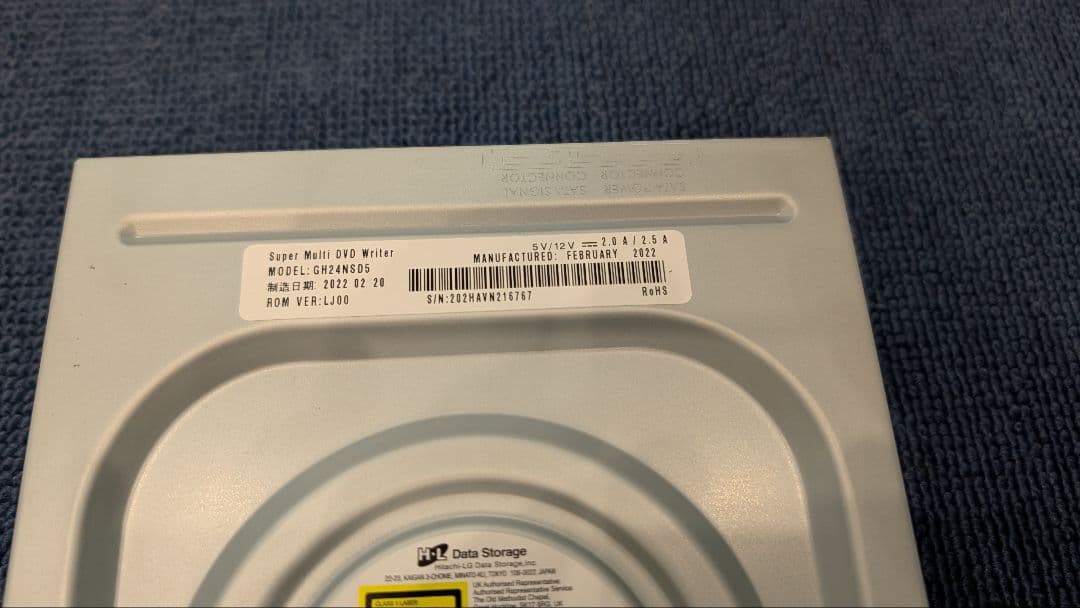 【ストレージ無し】ドスパラPC　i5-12400 メモリ16GB（8GB×２）