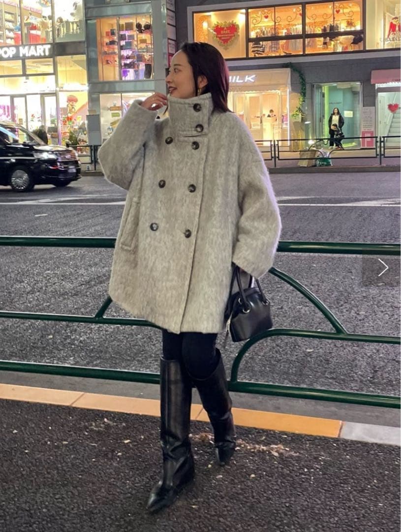 【週末限定値下げ】COLLAGE GALLARDAGALANTE シャギーコート