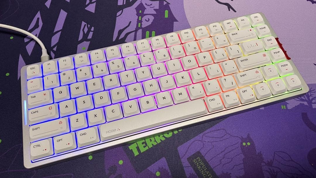 IQUNIX MQ80 ロープロファイル75%メカニカルキーボード シルバー