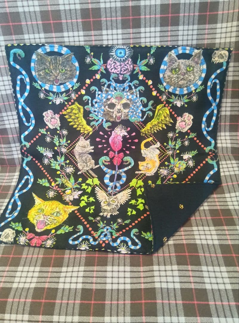 lemmikki ネコスカ ヘビ猫パネル柄