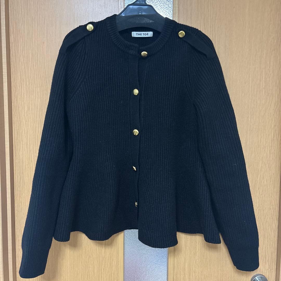 THE TOÈ Rosen Peplum Cardigan Sサイズ