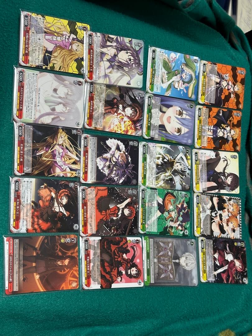 ヴァイスシュヴァルツ デートアライブ Vol.3　RR以下　4コン セット