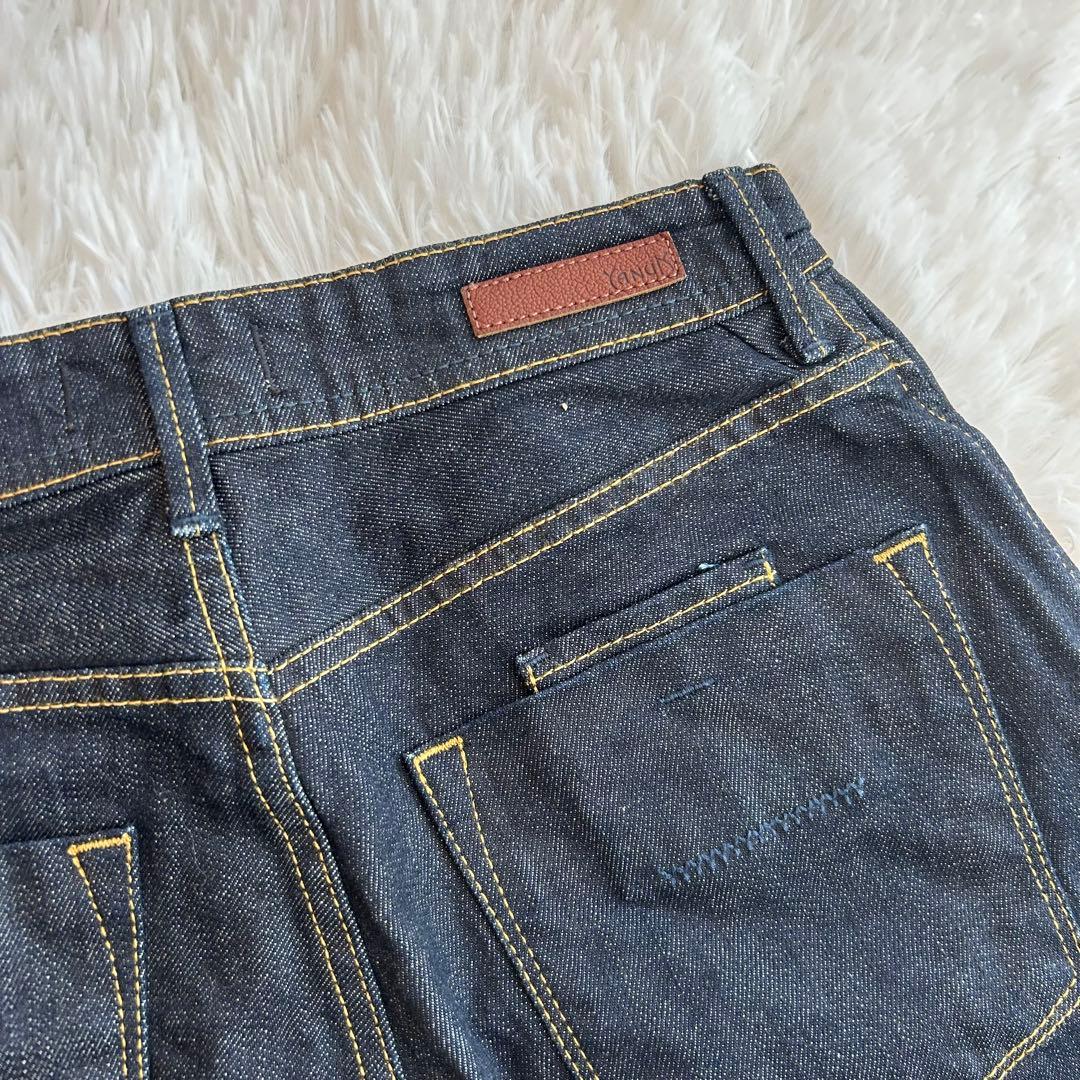 美品✨️人気モデルYANUK ボーイズストレートデニム Lea OWI 美脚デニム