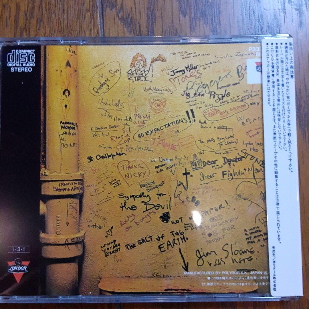 ローリングストーンズ/ベガーズ・バンケット旧規格CD シール帯付初版 希少レア！