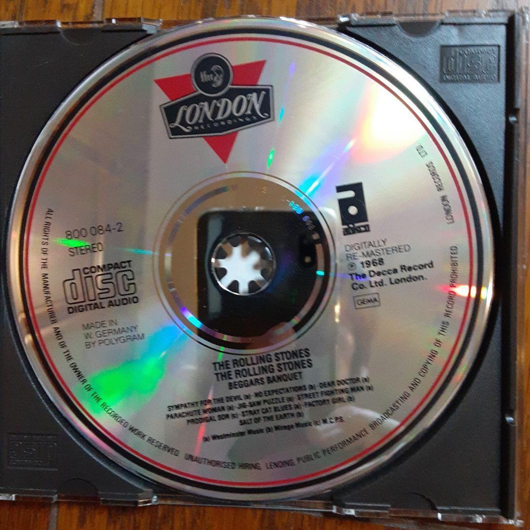ローリングストーンズ/ベガーズ・バンケット旧規格CD シール帯付初版 希少レア！