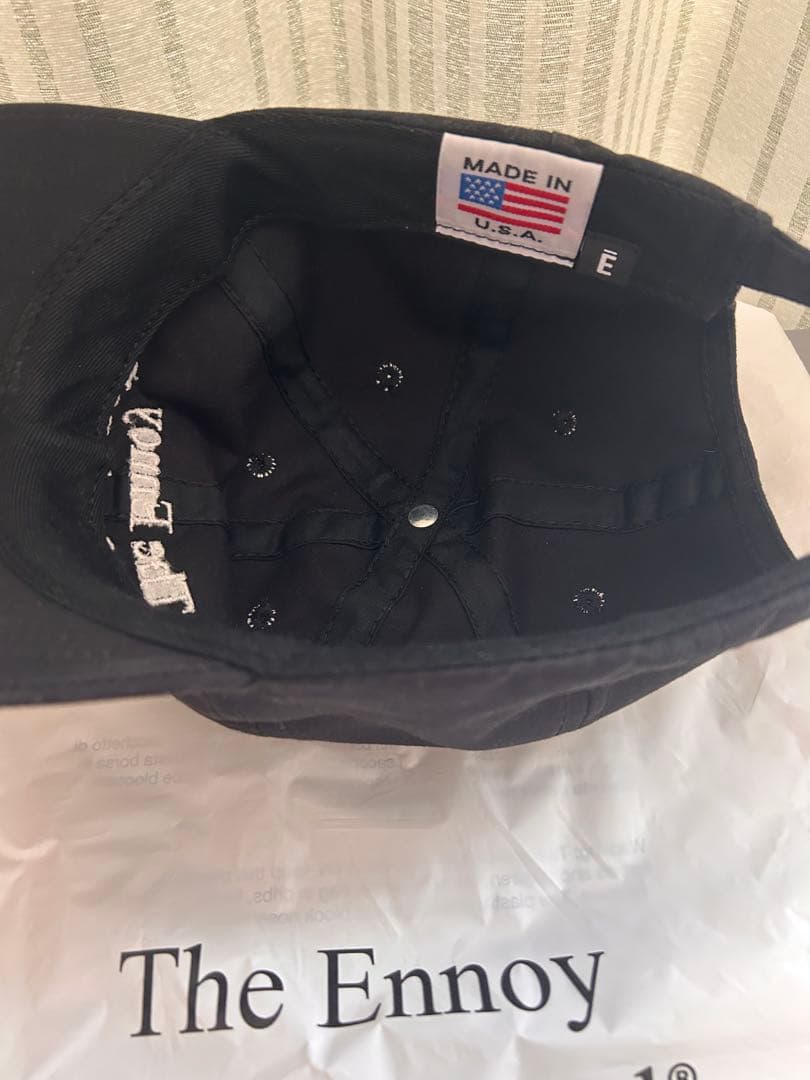 帽子 Ennoy COTTON CAP (BLACK) 24