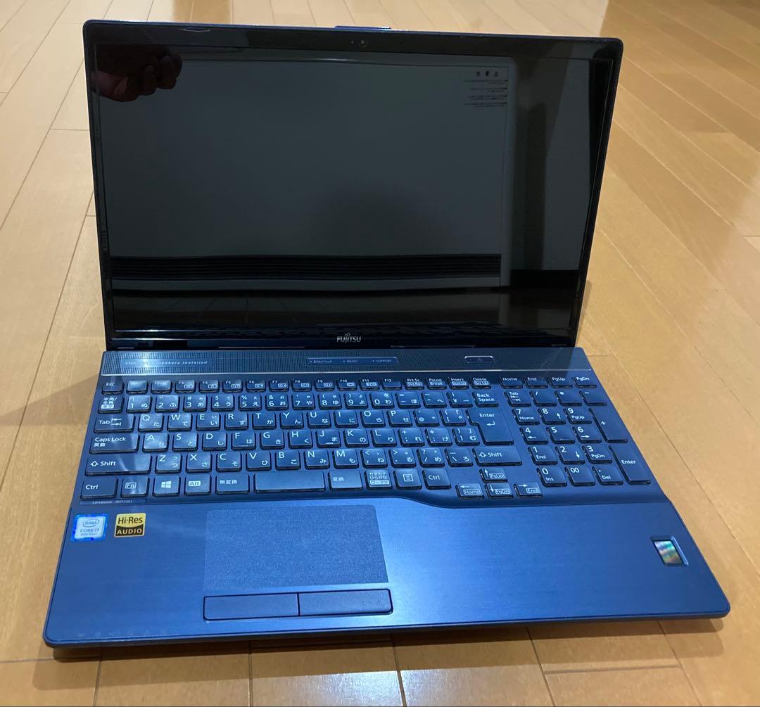 富士通 LIFEBOOK AH77/B3 Corei7-8550U SSD増設