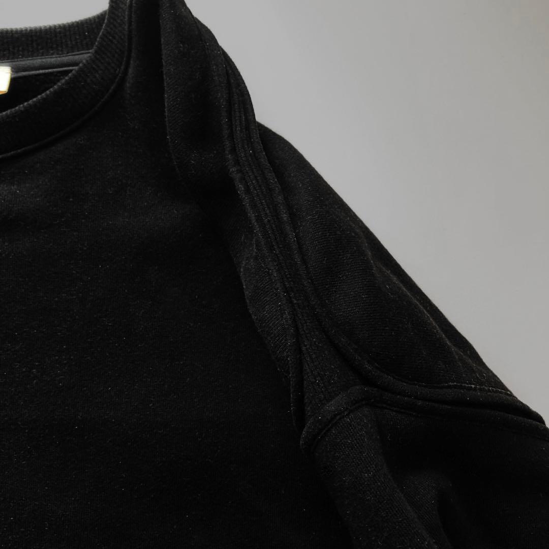YOKE　OVERSIZED PIPING SWEAT　黒 3