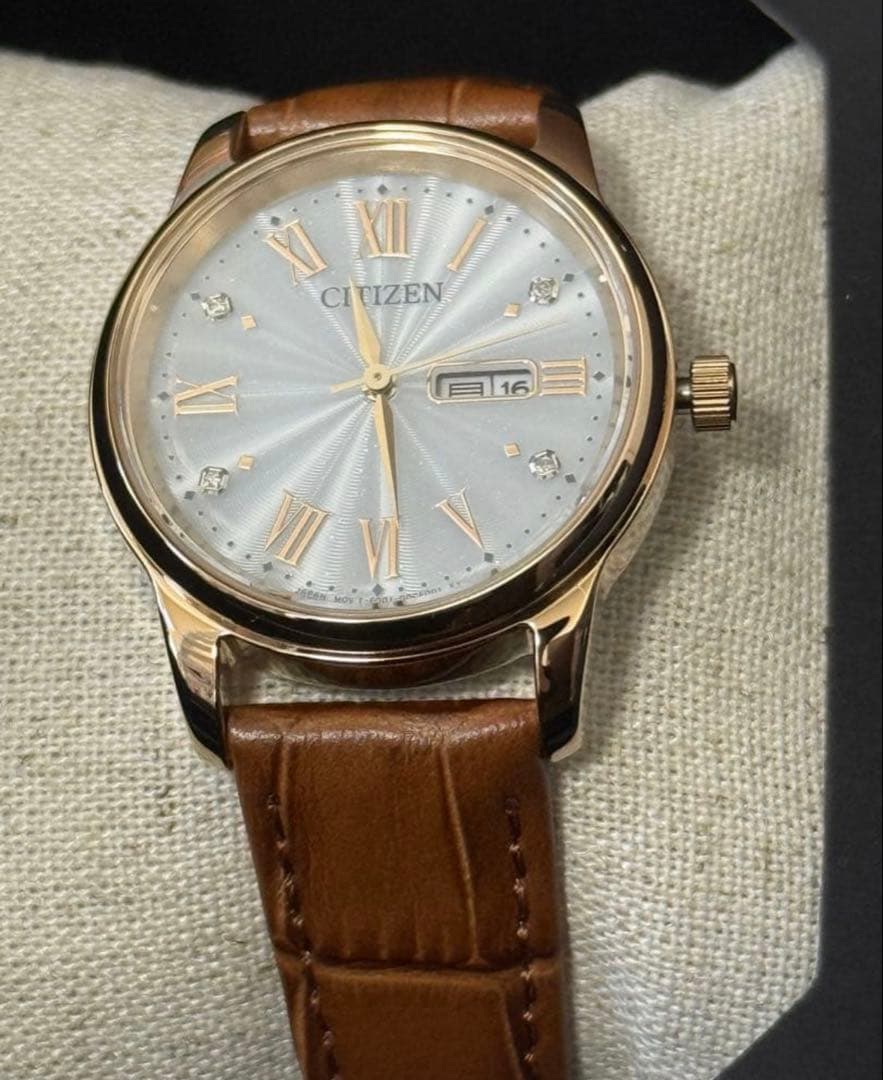 早い者勝ち CITIZEN EW3262-03A 腕時計 エコ・ドライブ