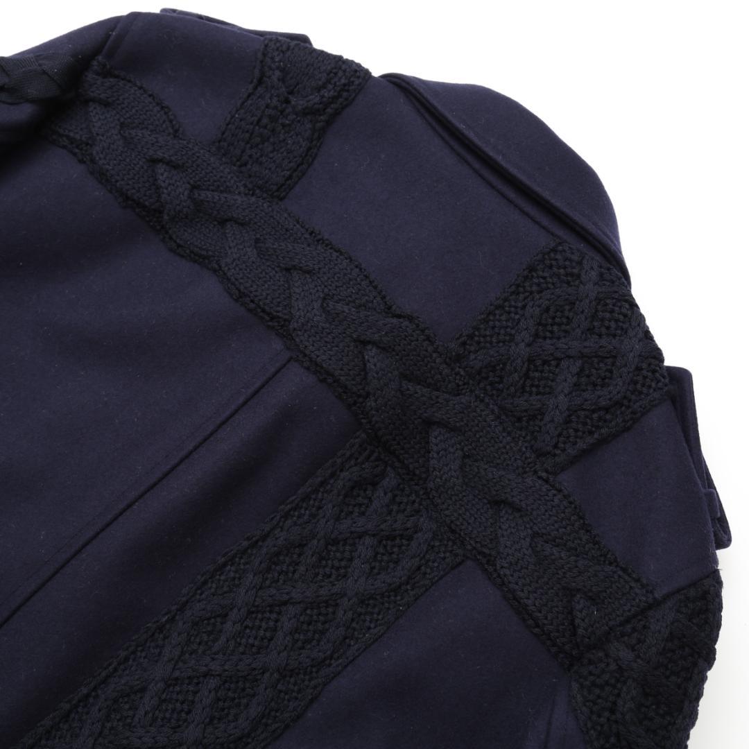 FENDI 16AW 国内正規品 ニット切替 カシミヤ混ウールブルゾン 46