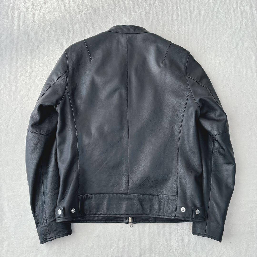 【美品】ジャーナルスタンダード　レザージャケット　ライダース　ラムレザー　黒
