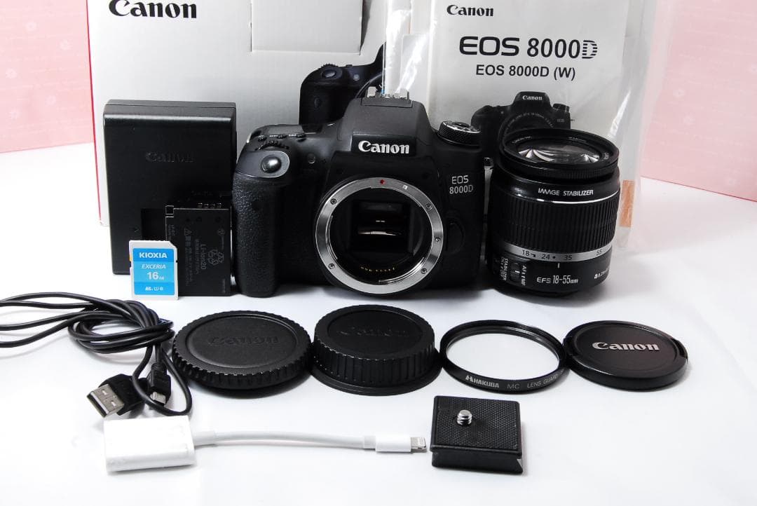 〓自撮り・スマホ転送OK♪〓キャノン Canon EOS 8000D