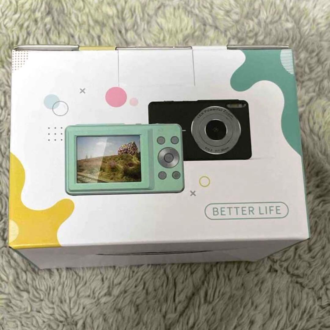 【新品】　黒4400MP FHD 1080P コンパクトデジタルカメラ❣️付属品有