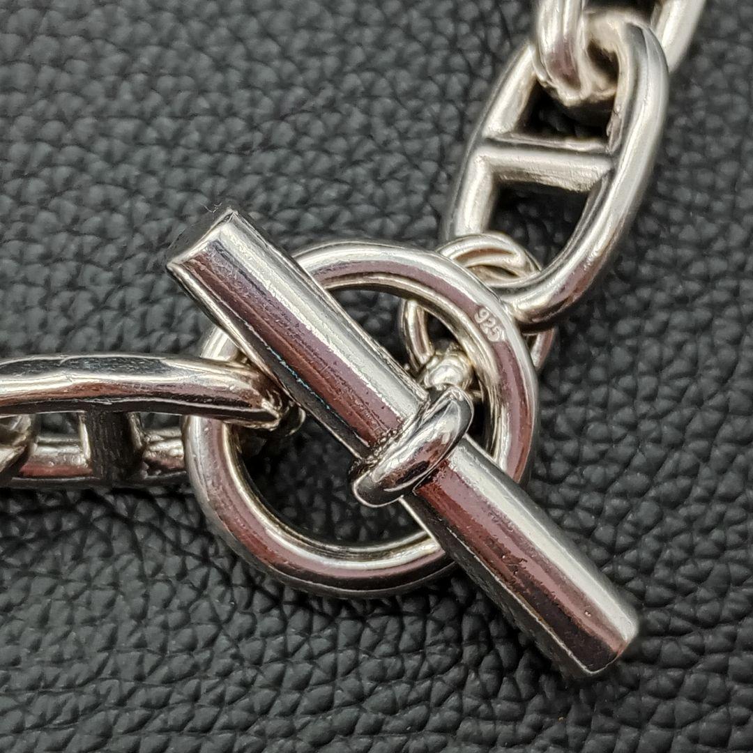 【高級】 ヴィンテージ シルバー 925 刻印 ネックレス シェーヌダンクル