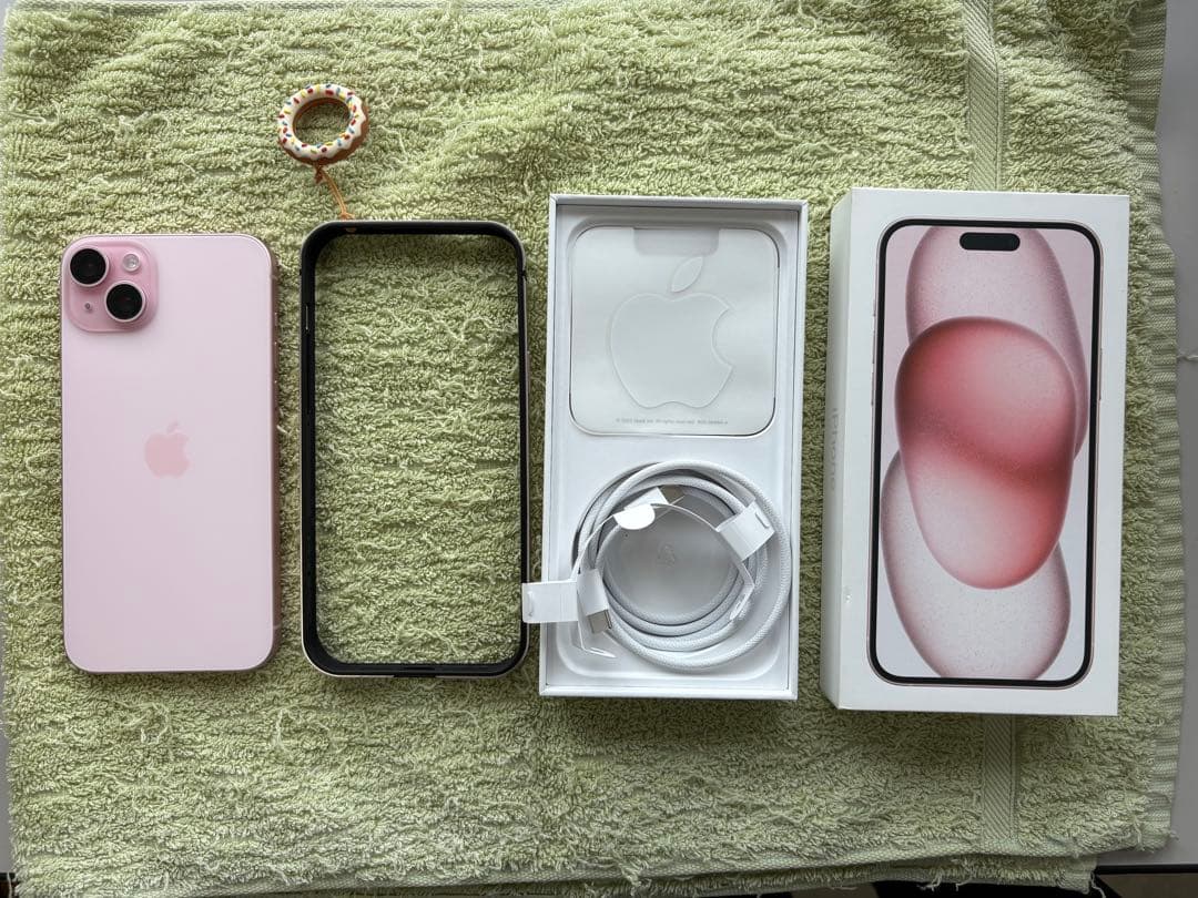 yuki iphone15 plus 256GB ピンク