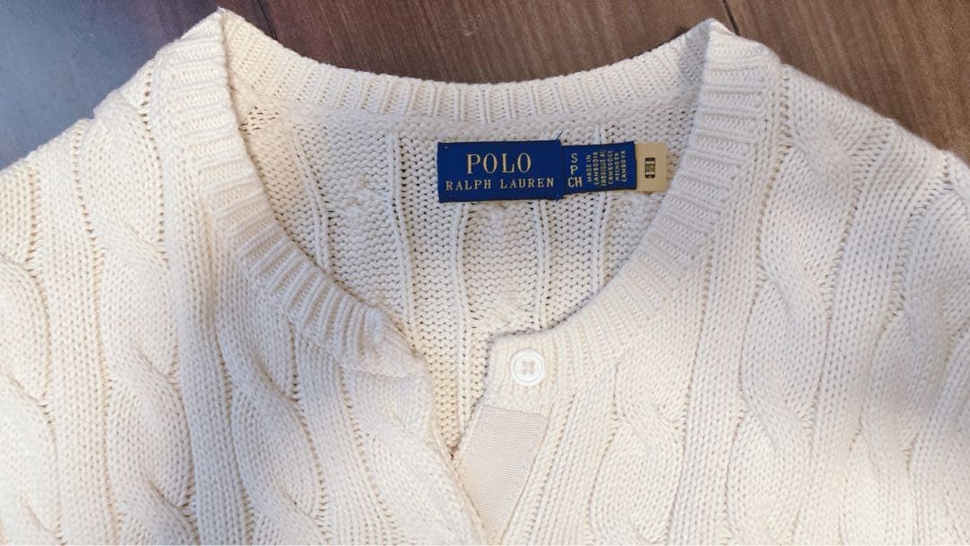 ♡超美品Polo Ralph Lauren アイボリー カーディガン♡
