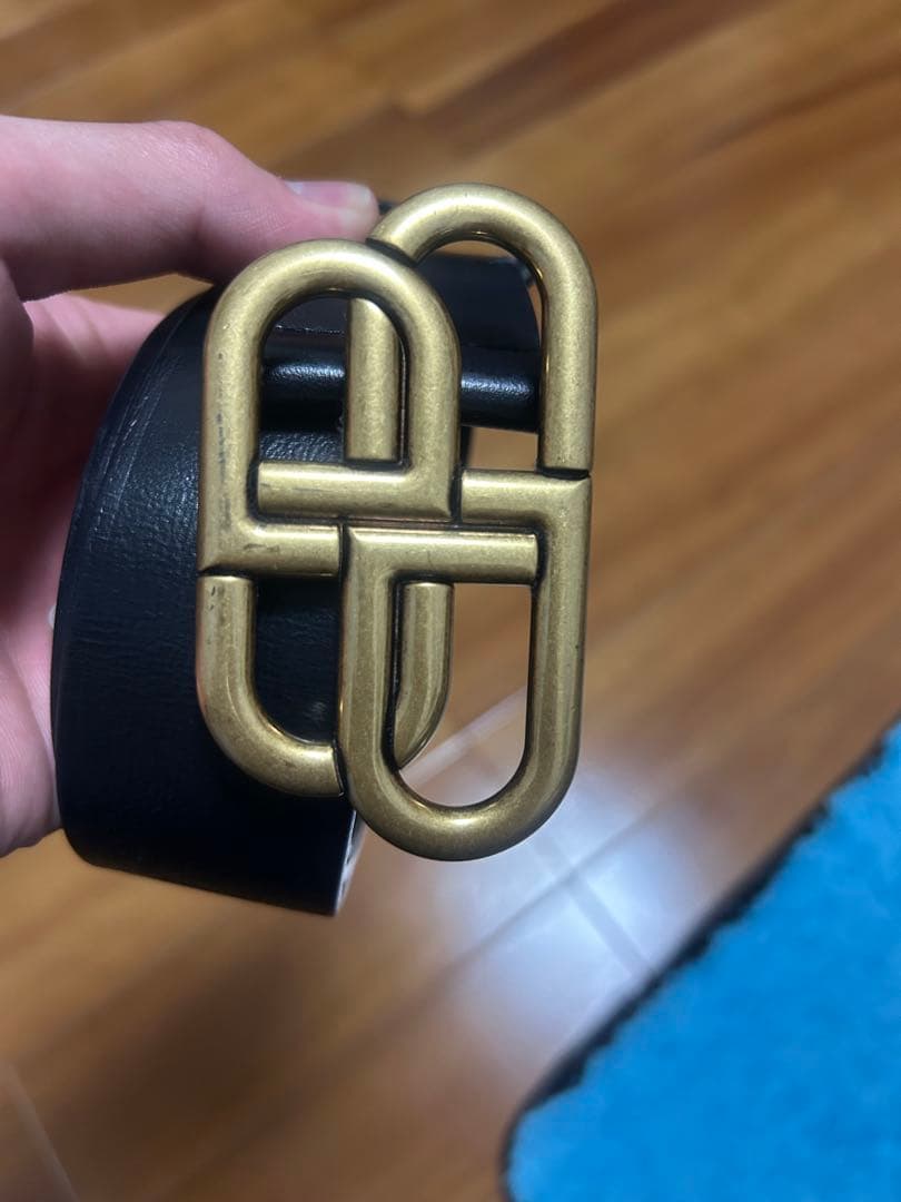 balenciaga バレンシアガ　バックルベルト　金