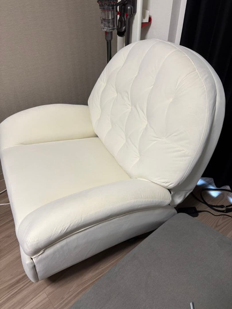 美品ソファー 1人掛け電動リクライニングチェア ゲーミングチェアベルベット