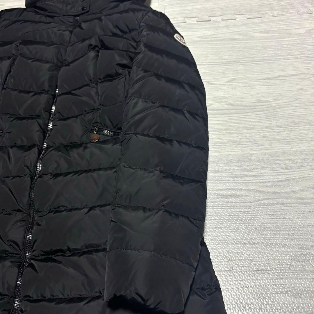 【クリーニング済】モンクレール　フラメッテ　FLAMME ブラック　サイズ1