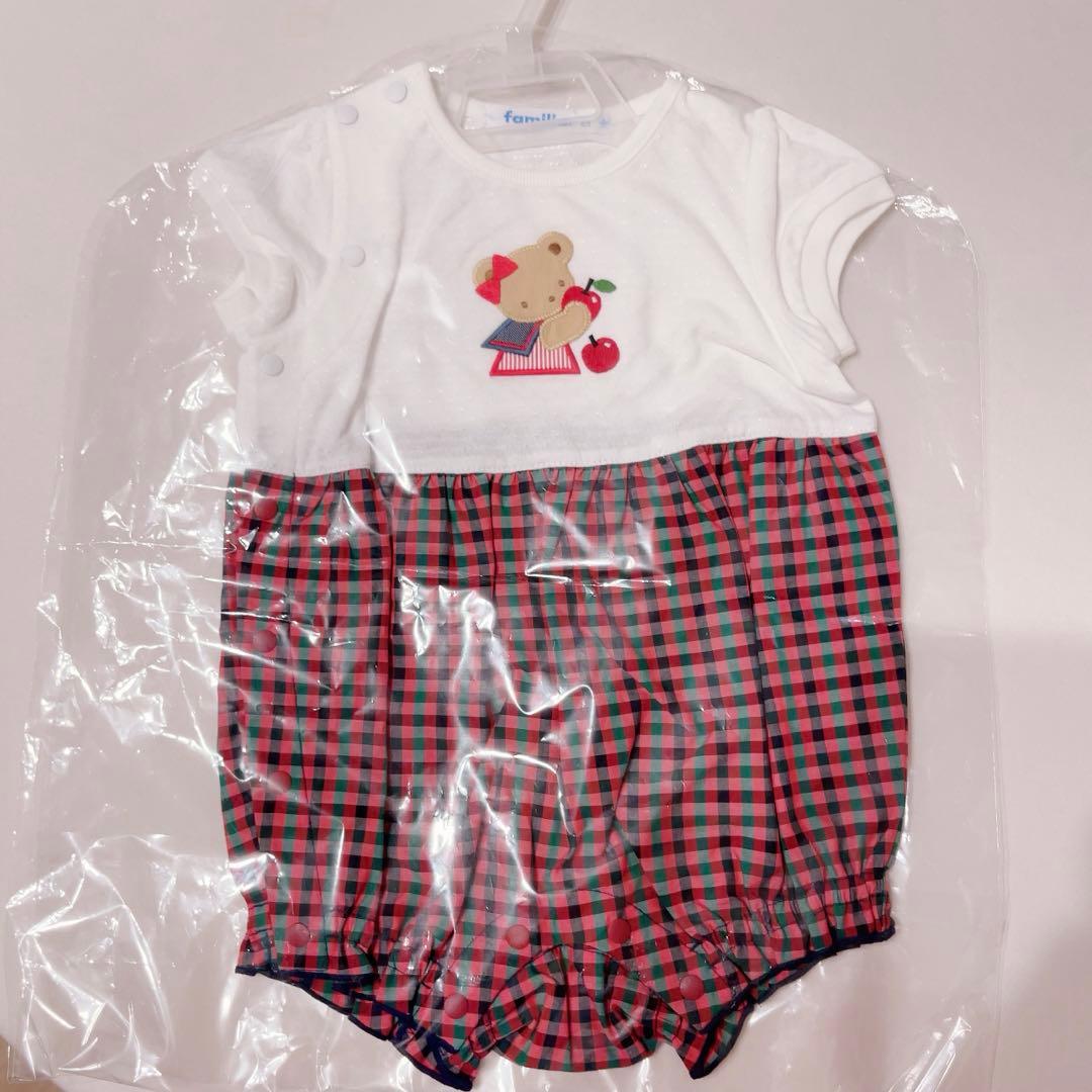 ファミリア　ロンパース　女の子