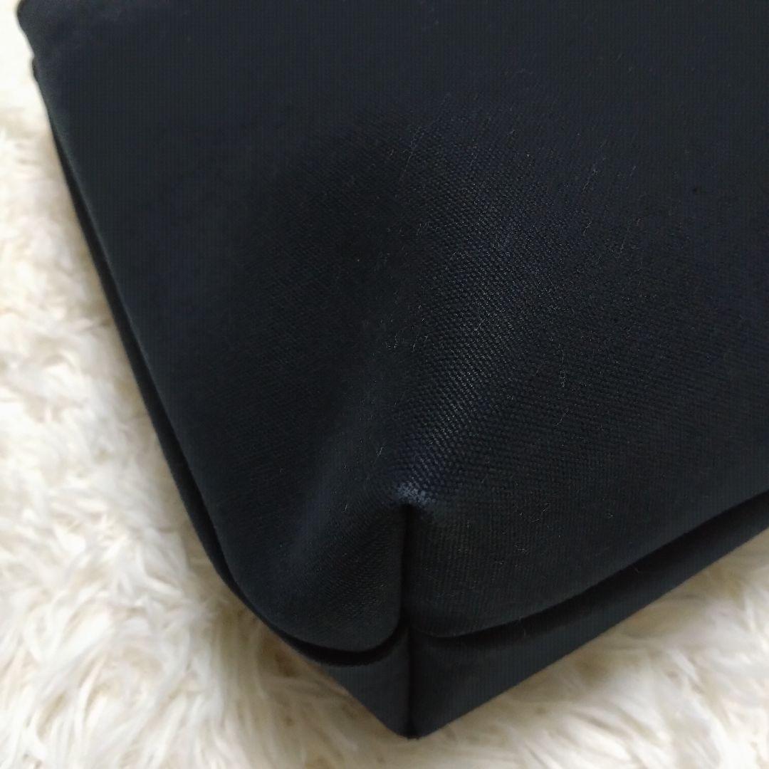 フェリージ トートバッグ 16-26 キャンバス レザー ブラック