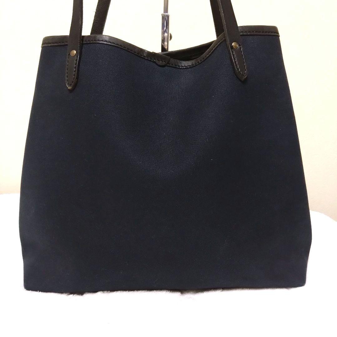 フェリージ トートバッグ 16-26 キャンバス レザー ブラック