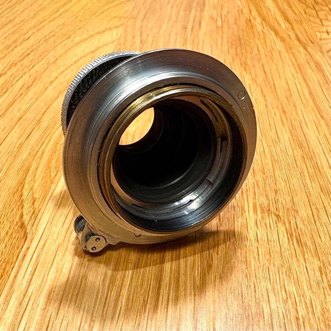 Leitz Elmar f=5cm 赤エルマー ダイヤ フィルター、フード付