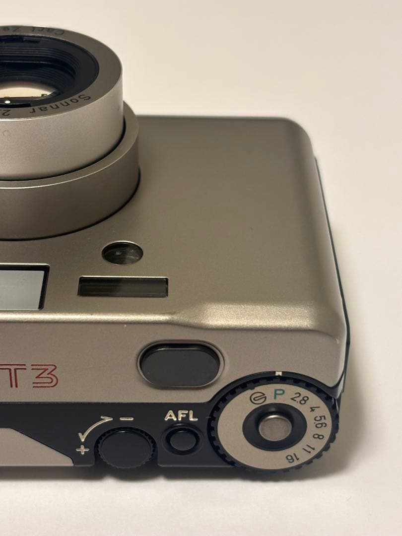 【完動品】CONTAX T3　コンパクトフィルムカメラ チタンシルバー