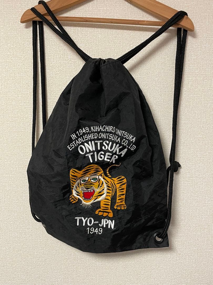 ONITSUKA TIGER ブラック ナップサック