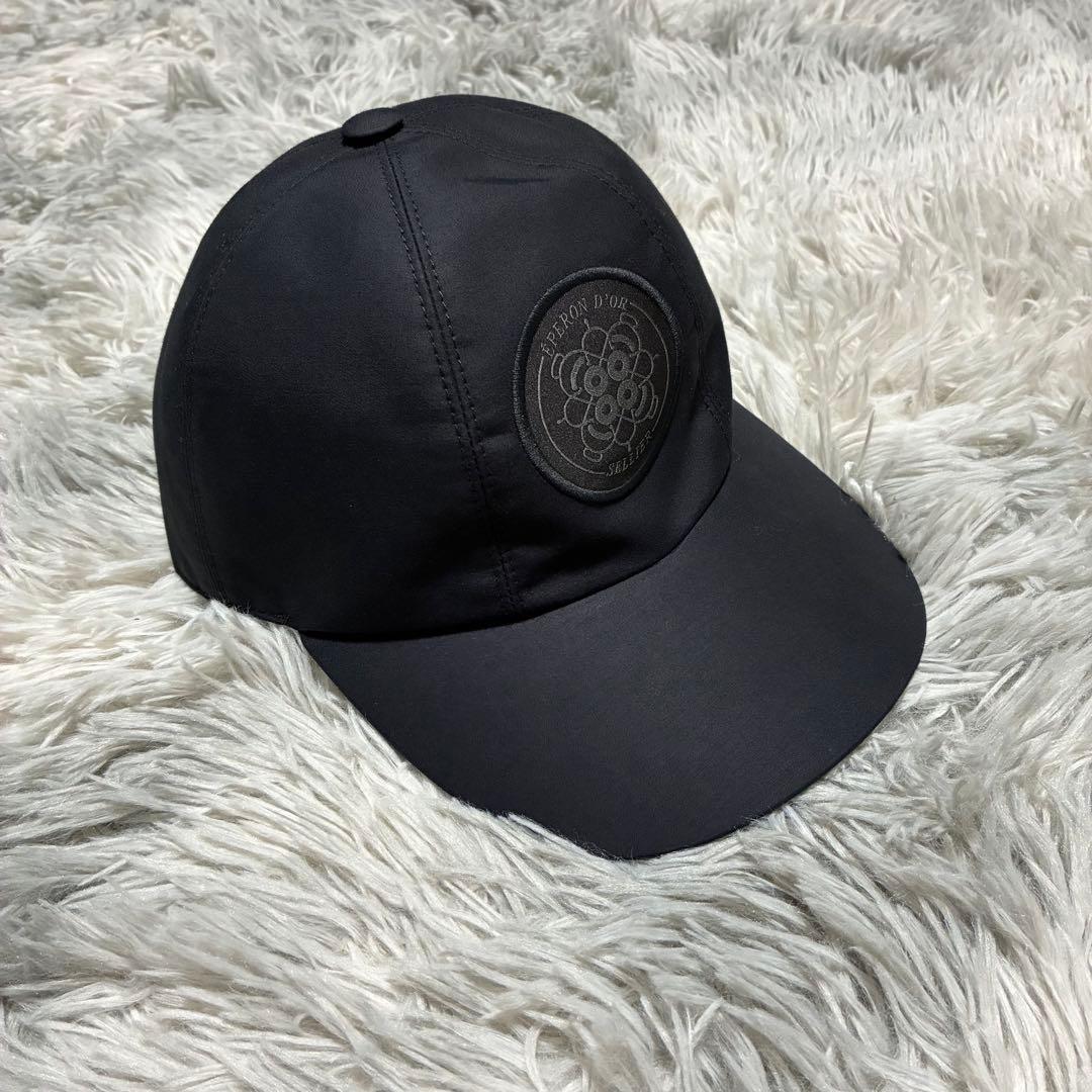 【未使用に近い】HERMES セリエ キャップ 56 BLACK エプロンドール