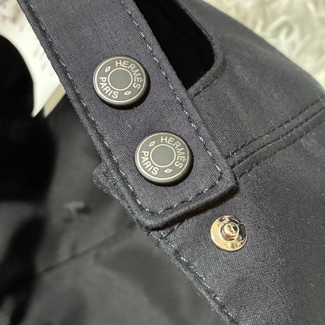 【未使用に近い】HERMES セリエ キャップ 56 BLACK エプロンドール