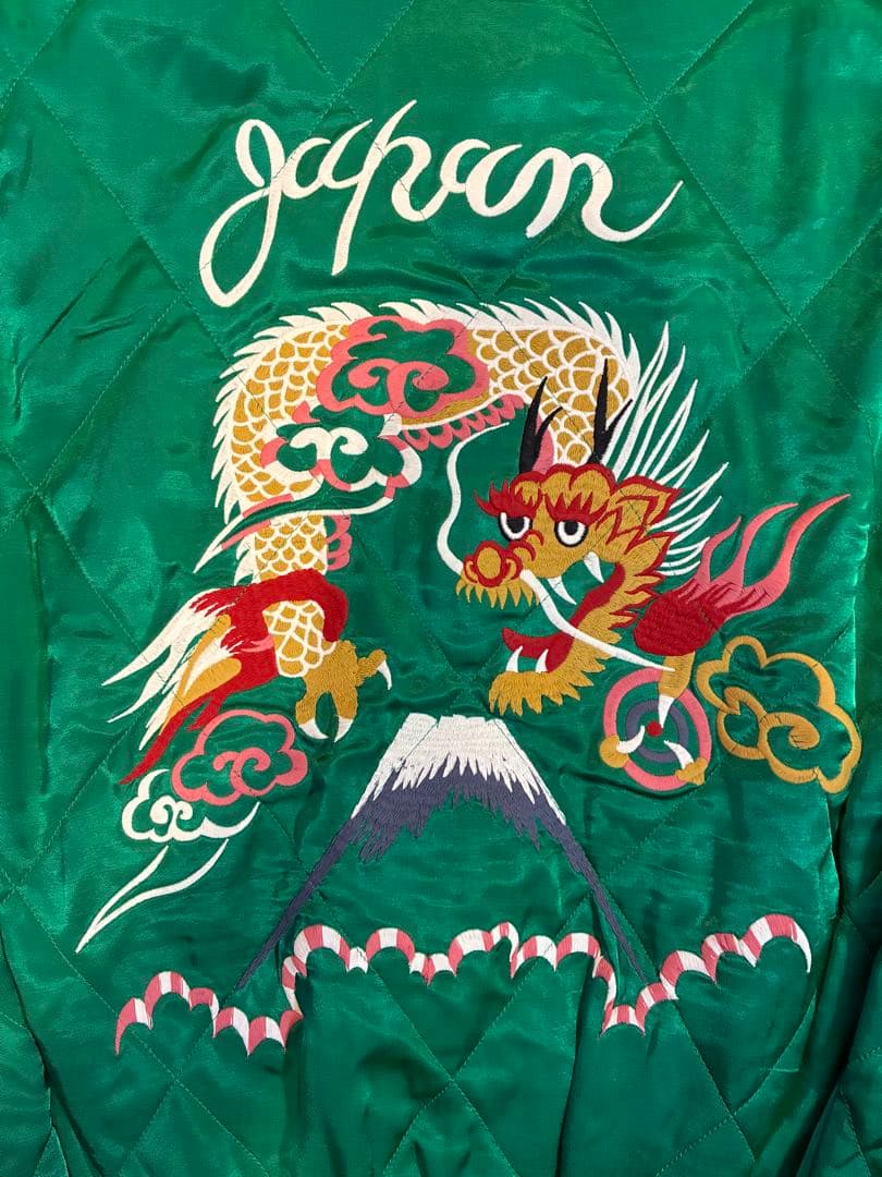 新品 HOUSTON スカジャン 刺繍 SOUVENIR JACKET Lサイズ