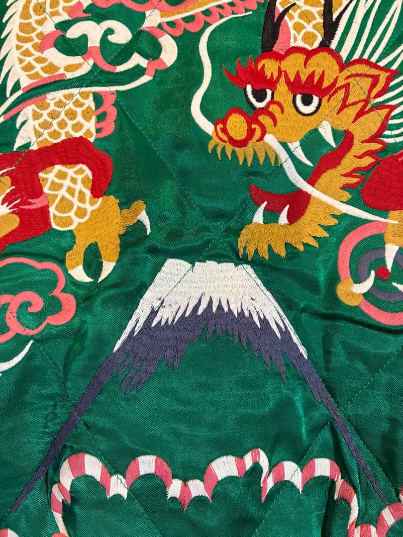 新品 HOUSTON スカジャン 刺繍 SOUVENIR JACKET Lサイズ