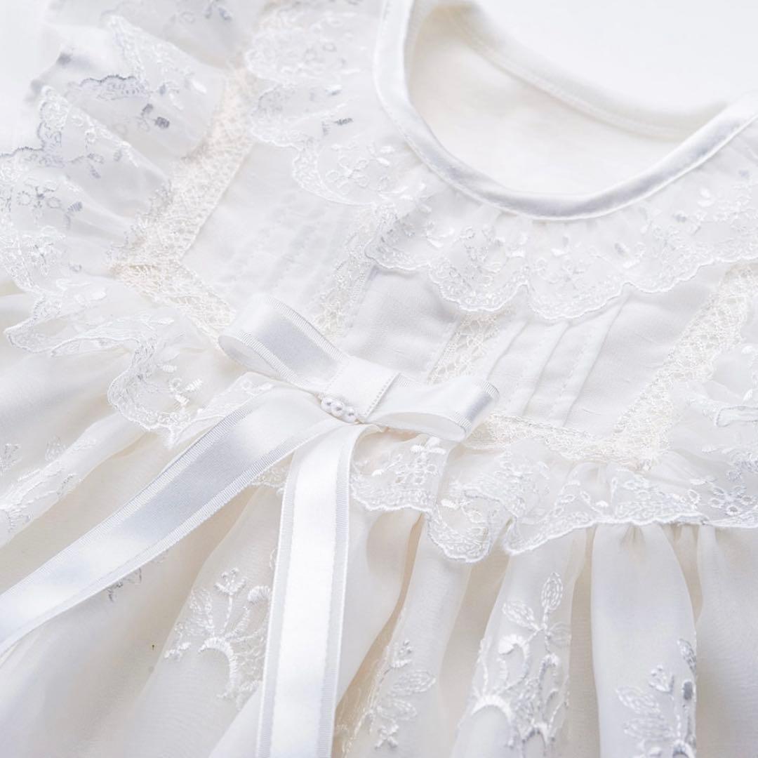 【赤ちゃんの城】セレモニードレス&ロンパースセット
