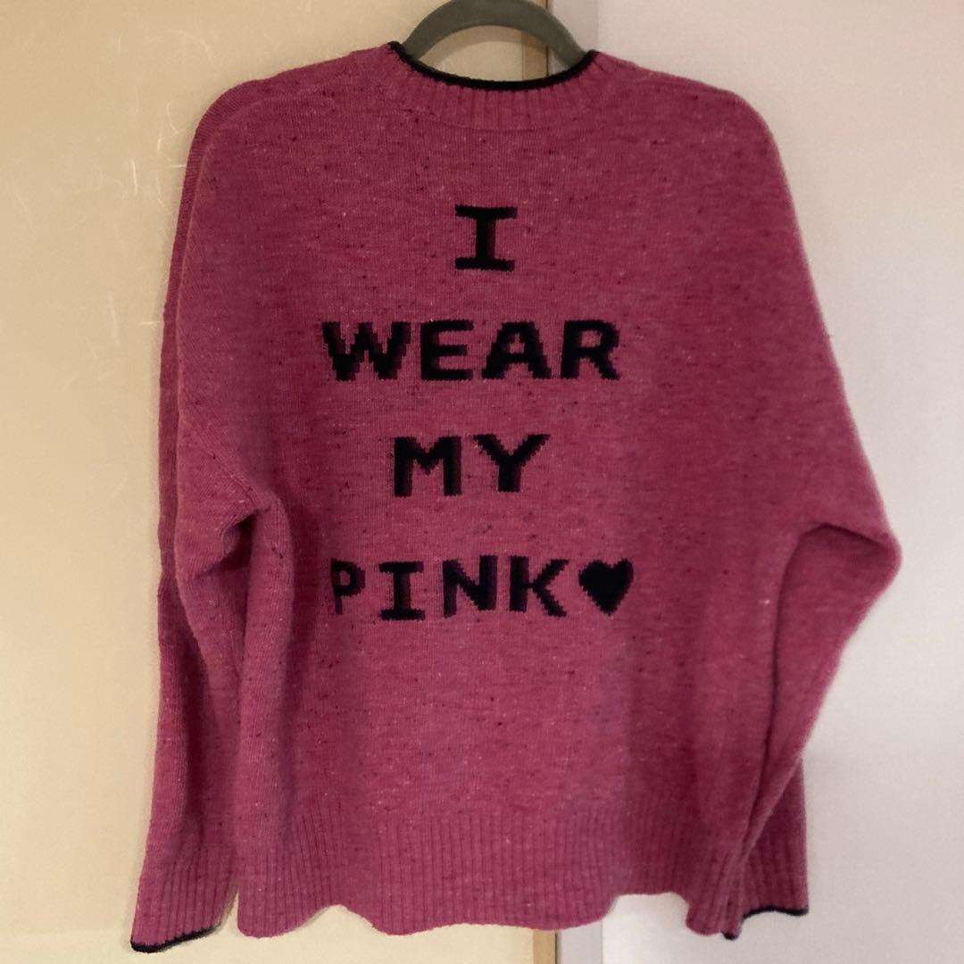 Spick&Span ロゴ インターシャ ニット