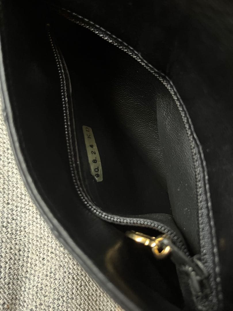 CHANEL ビコローレ　ウエストポーチ　ブラックレザー ショルダー