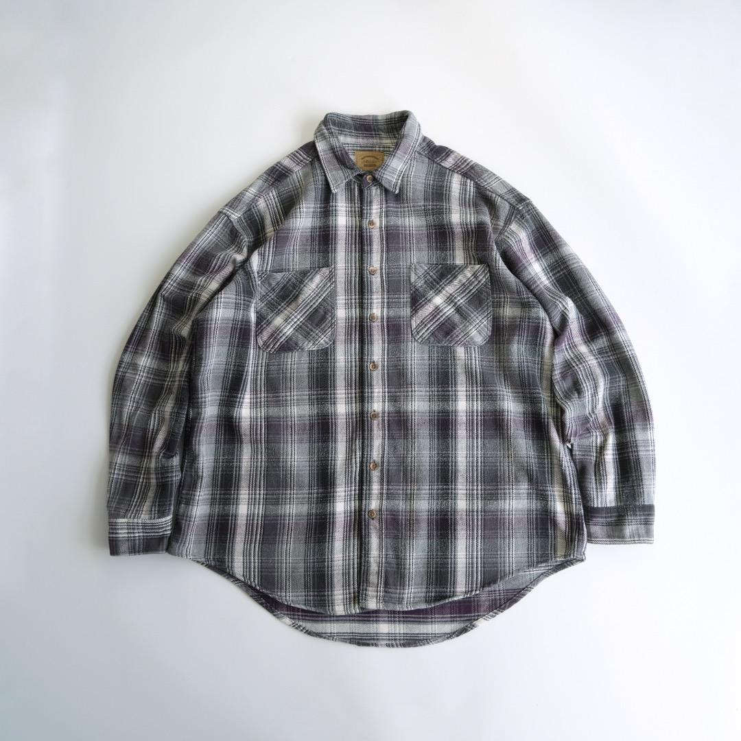 ST.JOHN'S BAY 00s チェックヘビーネルシャツ XLT